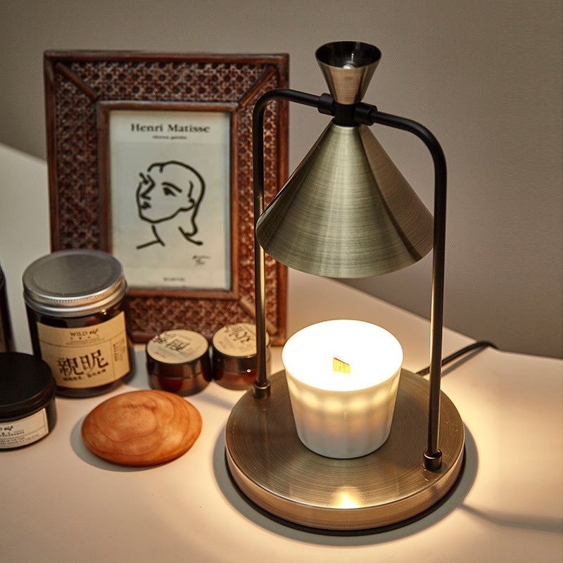 Elegant Candle Warmer Lamp with Stepless Dimming for Home Ambiance NaLani