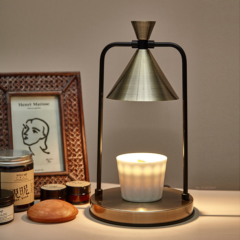 Elegant Candle Warmer Lamp with Stepless Dimming for Home Ambiance NaLani