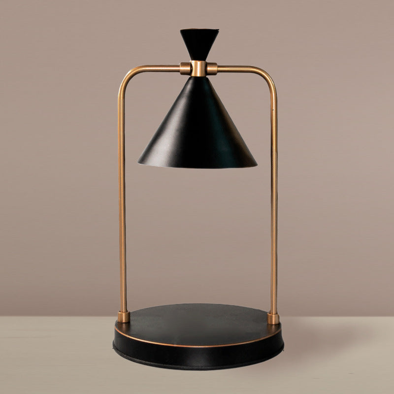 Elegant Candle Warmer Lamp with Stepless Dimming for Home Ambiance Black NaLani
