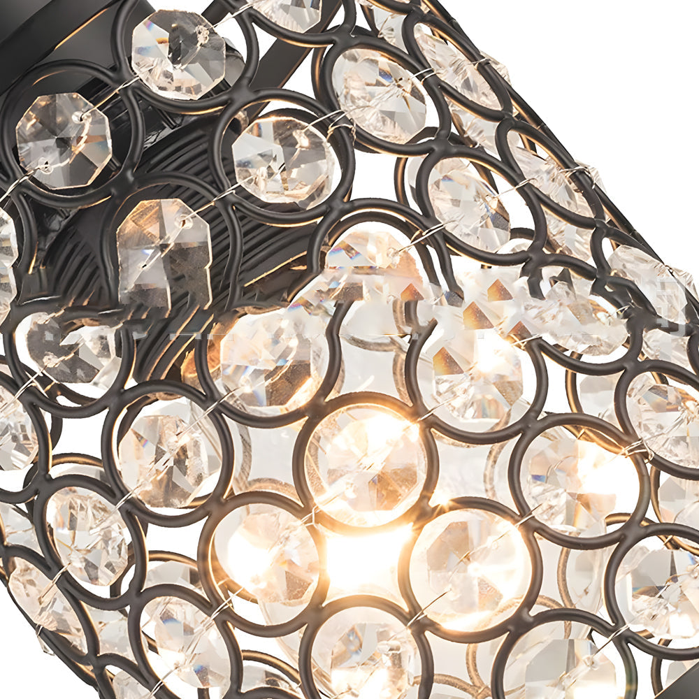 Elegant Crystal Decorative Lamp with Unique Geometric Design NALANI