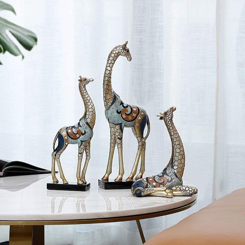 Elegant Giraffe Sculpture for Modern Home and Office Decor NALANI