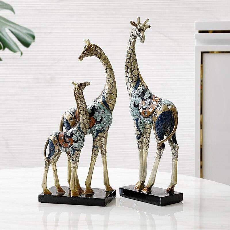 Elegant Giraffe Sculpture for Modern Home and Office Decor NALANI