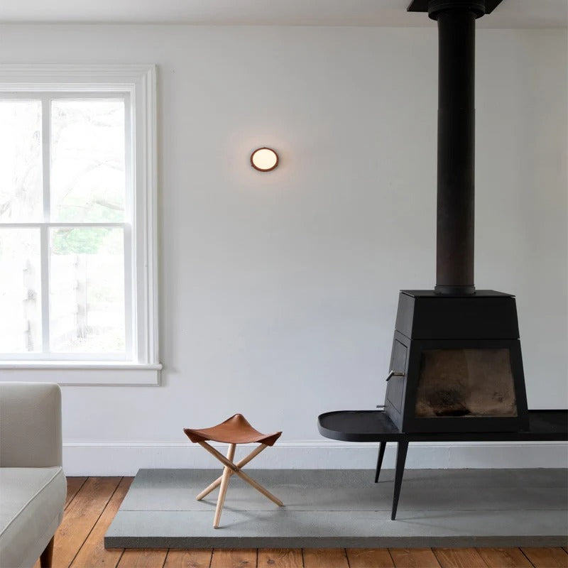 Elegant Glass Wall Lamp with Plug-In Design and LED Bulb NaLani