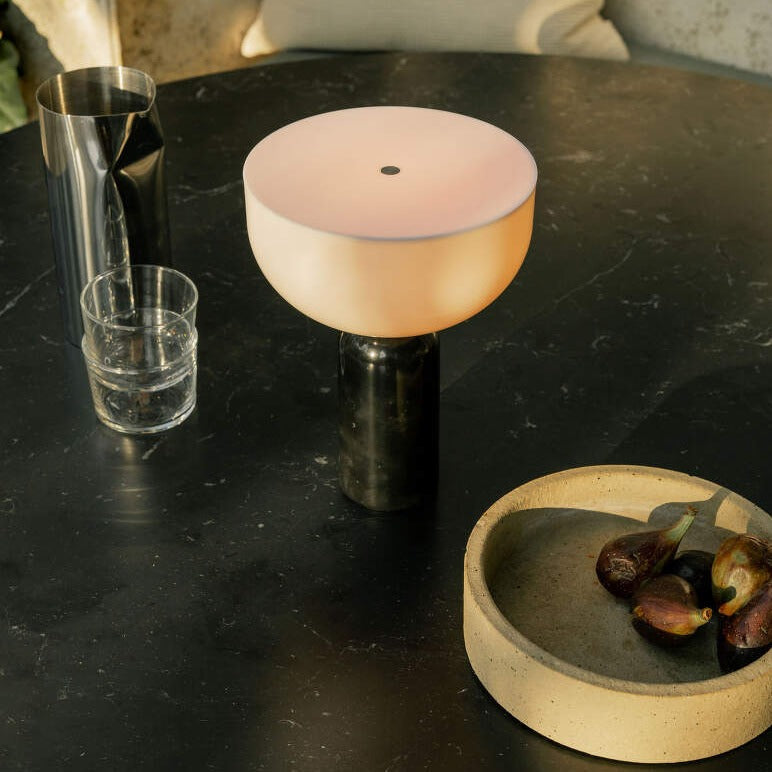 Elegant Marble Lamp With Refined Marble Base Lighting NALANI