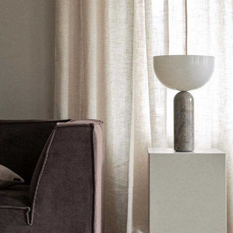 Elegant Marble Lamp With Refined Marble Base Lighting NALANI