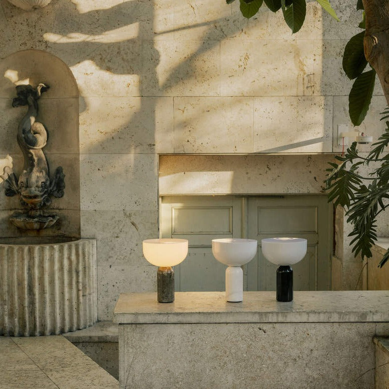 Elegant Marble Lamp With Refined Marble Base Lighting NALANI