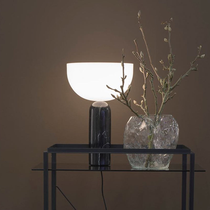 Elegant Marble Lamp With Refined Marble Base Lighting NALANI