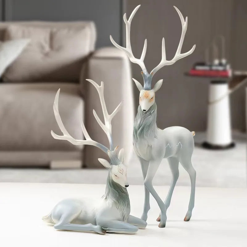 Elegant Reindeer Sculpture for Home Décor NaLani