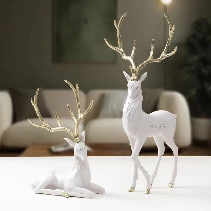 Elegant Reindeer Sculpture for Home Décor NaLani