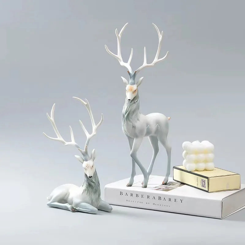 Elegant Reindeer Sculpture for Home Décor NaLani