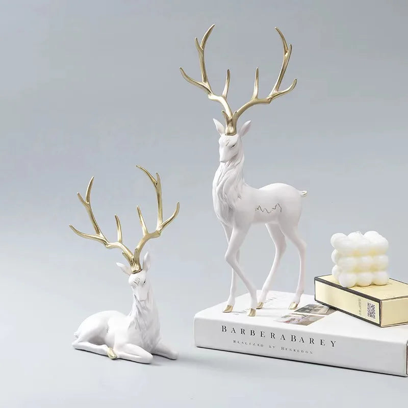 Elegant Reindeer Sculpture for Home Décor NaLani