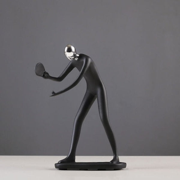 Elegant Sport Figures for Home and Office Decor Table tennis: 6.3 x 9.6 inches (16 x 24.5 cm) NaLani