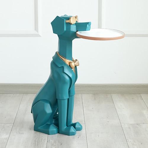 Elegant Dog Statue Storage Box for Stylish Home Decor and Organization Vegetables NALANI