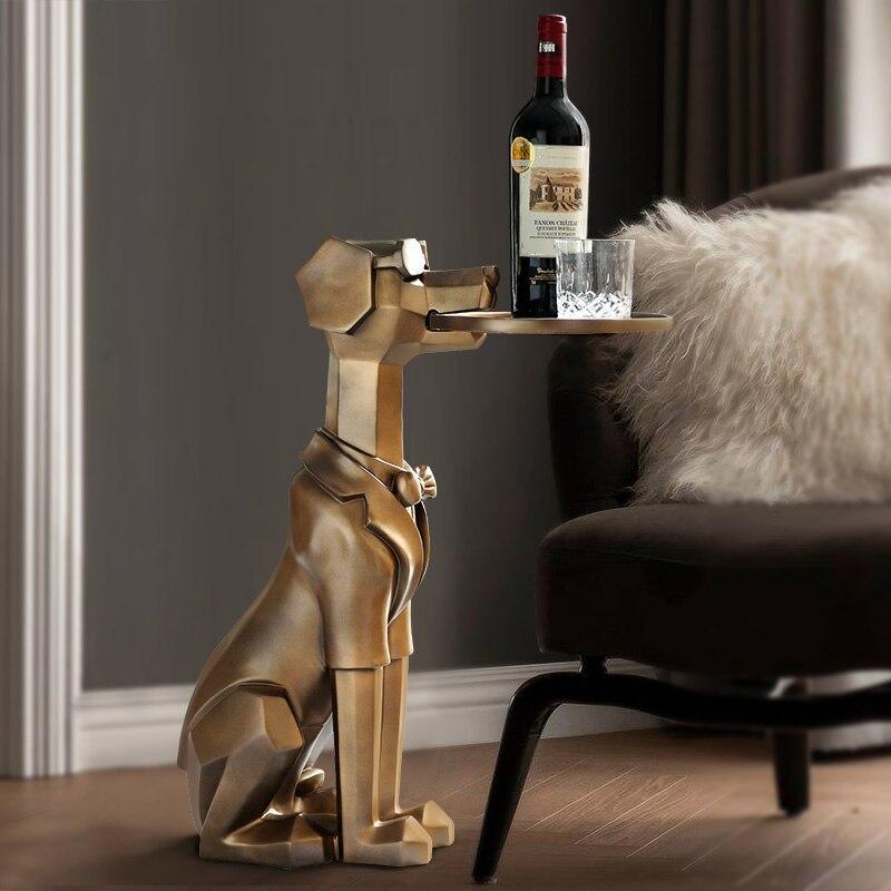 Elegant Dog Statue Storage Box for Stylish Home Decor and Organization NALANI