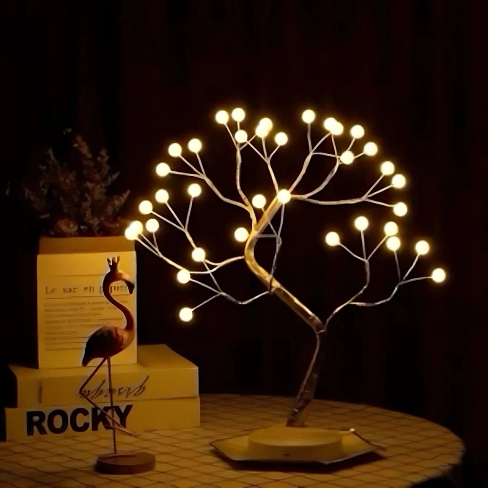 Enchanting Fairy Tree Decorative Lighting for Cozy Ambiance Pearls NaLani