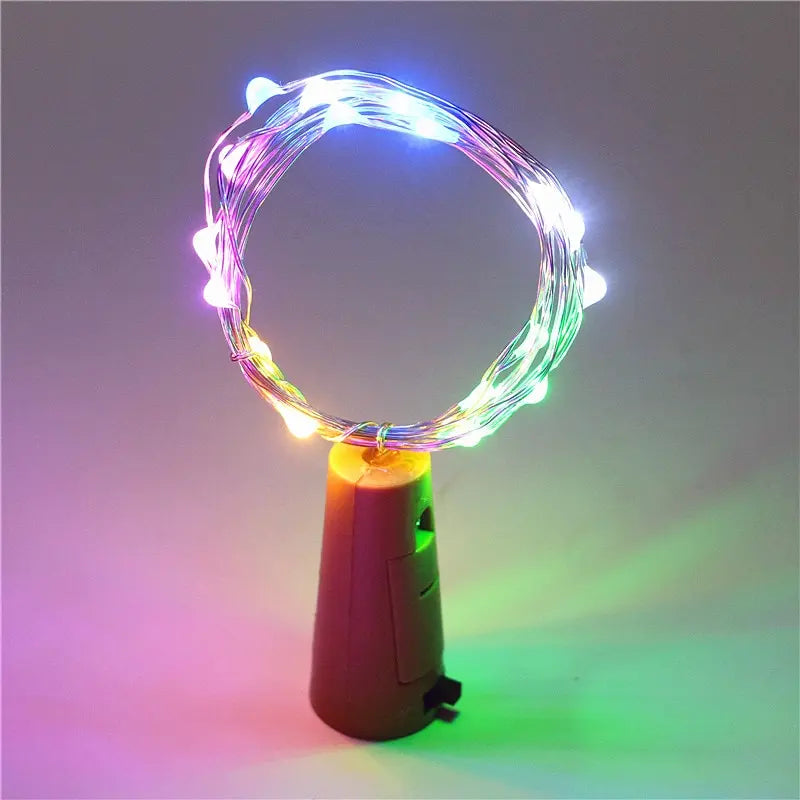 Festive Light Curtain For Christmas And New Year Decor RGB 10 pieces NALANI