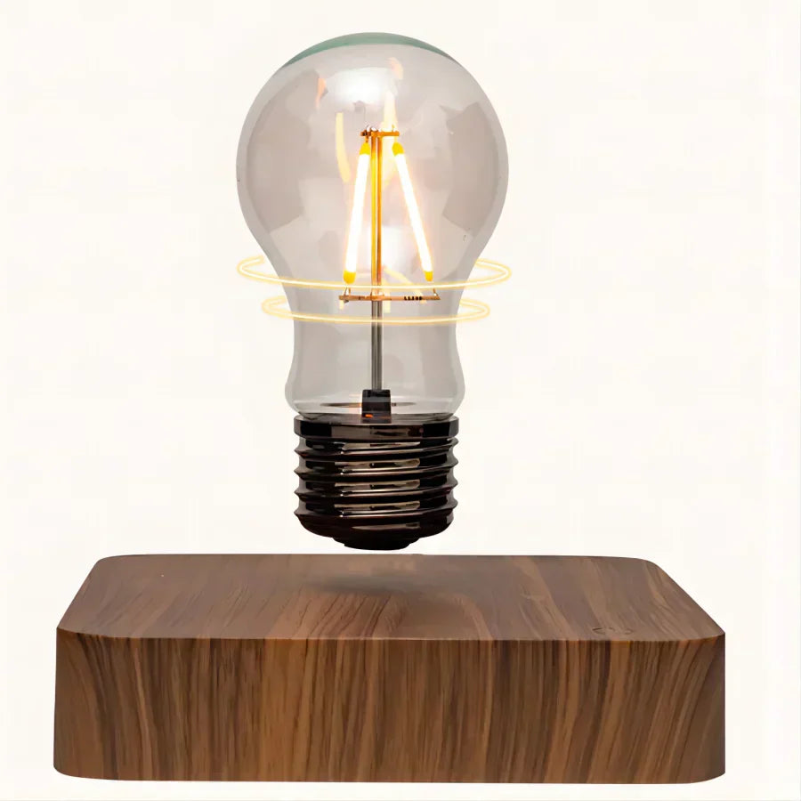 Floating Glass LED Table Lamp With Magnetic Levitation NALANI