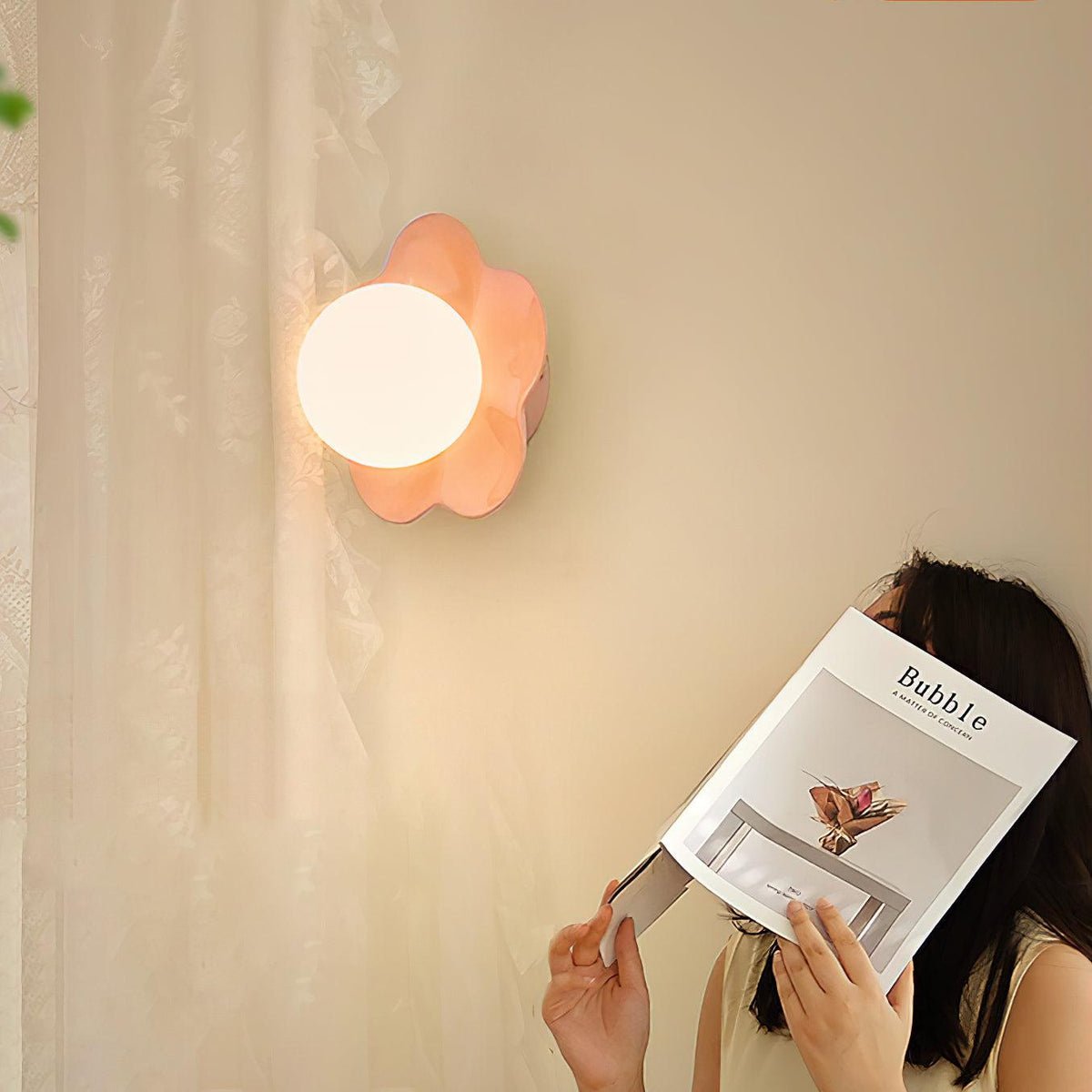 Floral Wall Lamp Decorative Indoor Ambient Light For Home NALANI