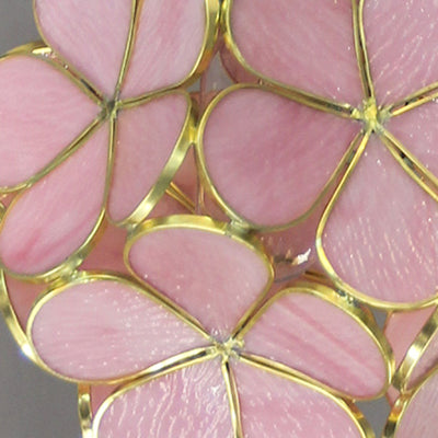 Flower Stained Glass Pendant Ceiling Light 1 Light Fixture NALANI