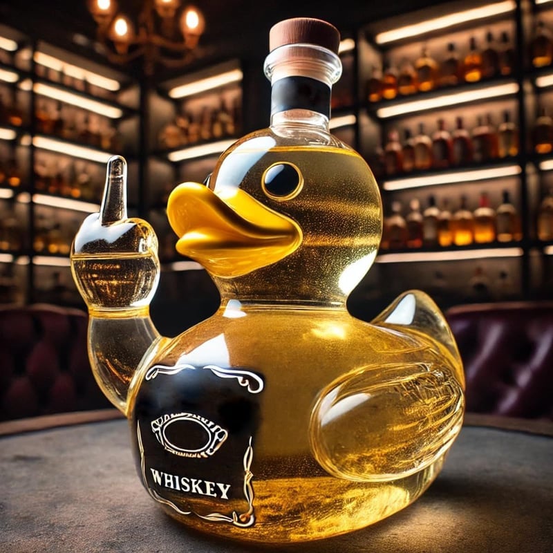 Funny Duck Gift Souvenir Quack Off Joke Decor Novelty Jack Daniel's NALANI