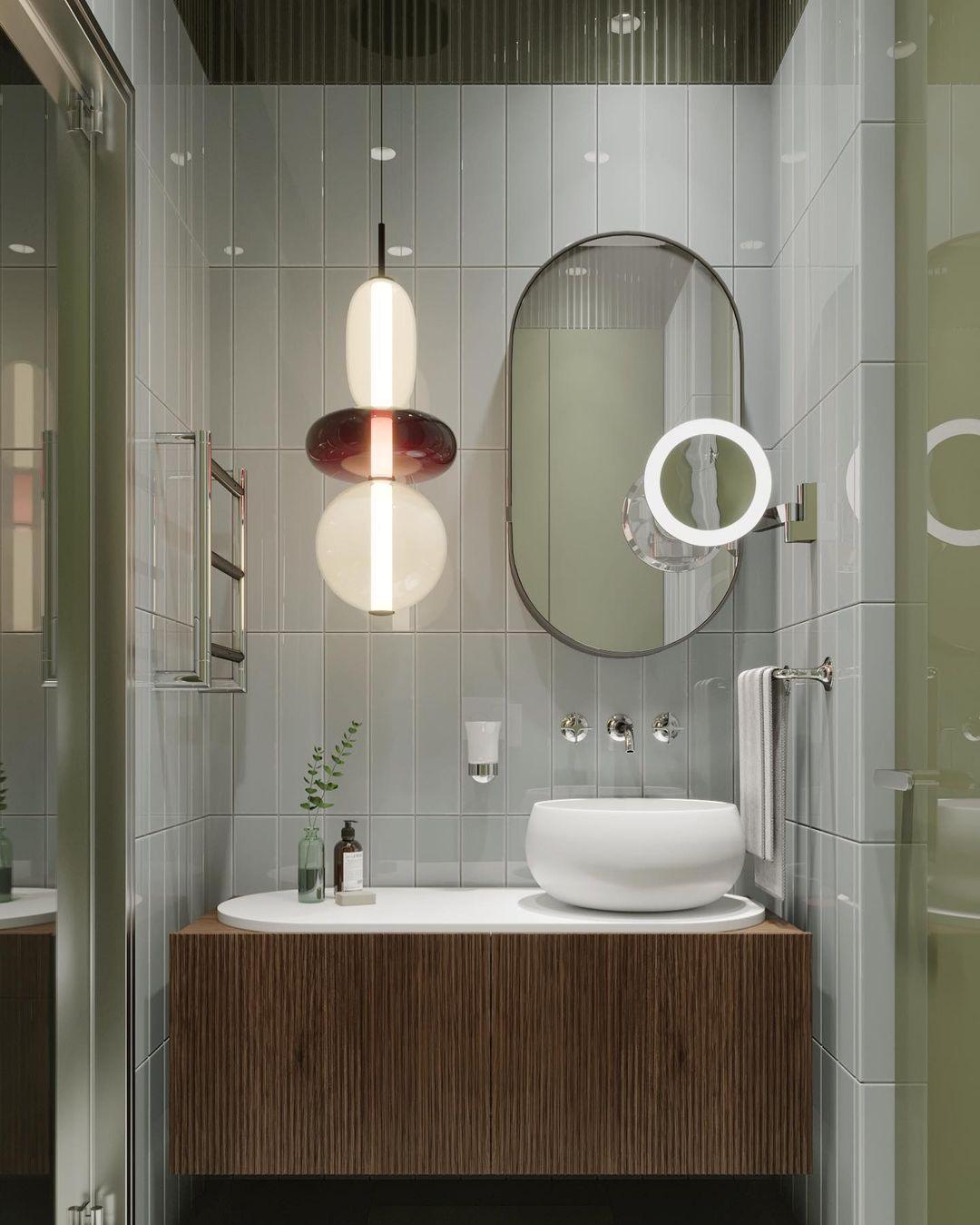 Glass Pendant Light With Multicolor Jar Shade In Earth Tones NALANI