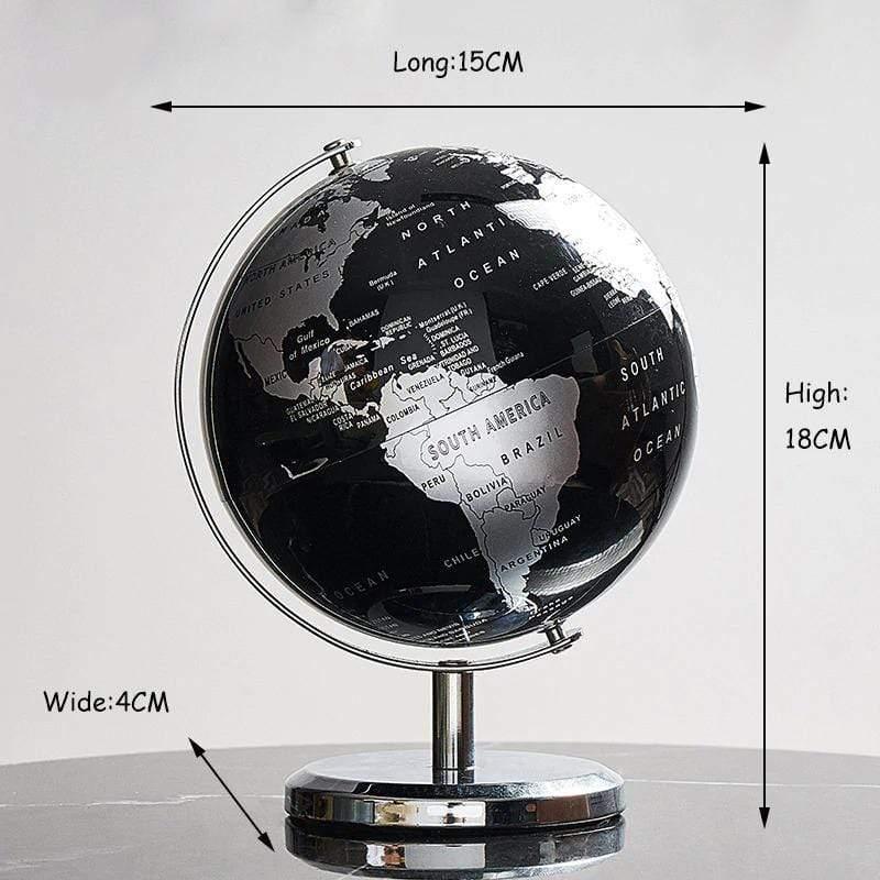 Globe Decoration with Rotating Base for Travel Enthusiasts NALANI