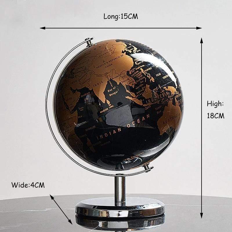 Globe Decoration with Rotating Base for Travel Enthusiasts NALANI