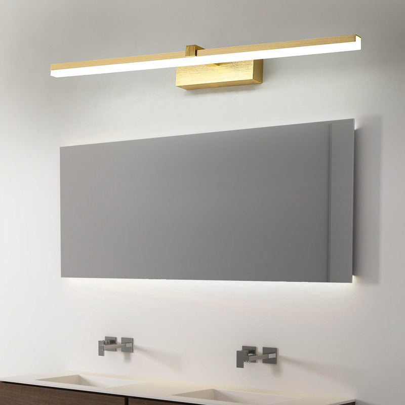Gold Finish LED Vanity Light Fixture For Modern Bathroom NALANI