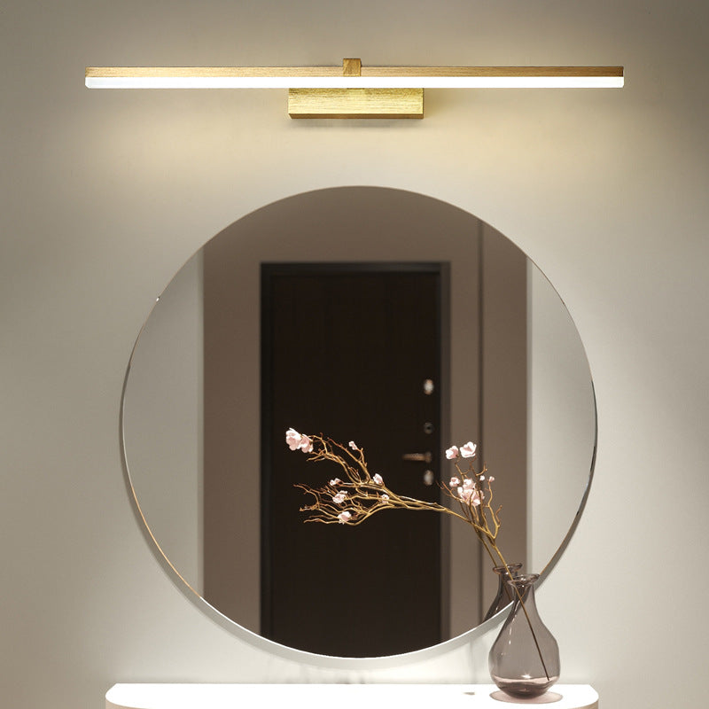 Gold Finish LED Vanity Light Fixture For Modern Bathroom NALANI