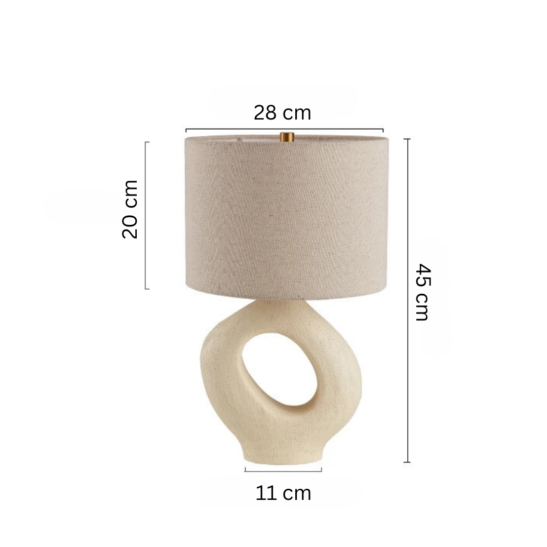 Gold Finish Table Lamp With LED Light Source E27 Warm White A2 NALANI