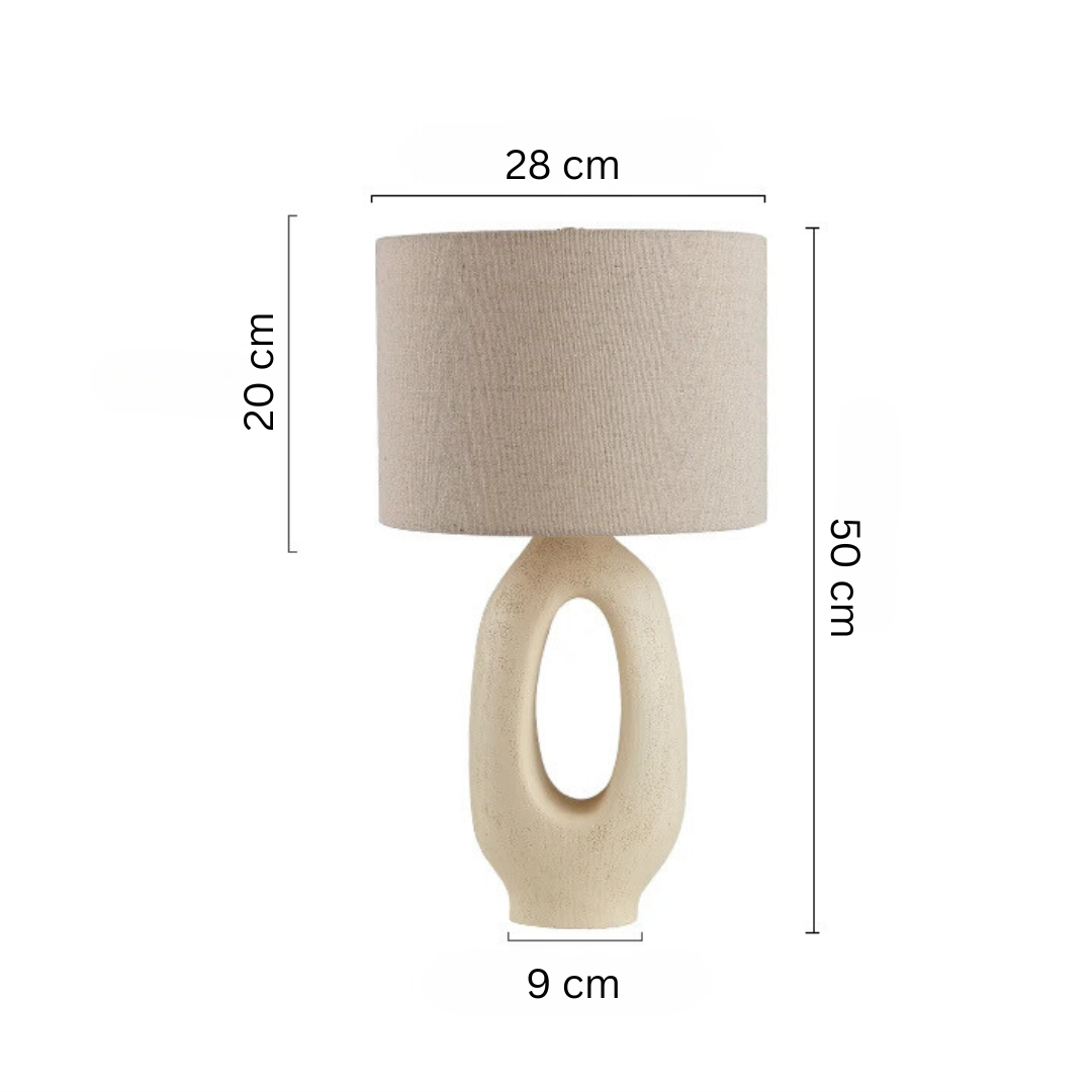 Gold Finish Table Lamp With LED Light Source E27 Warm White C2 NALANI