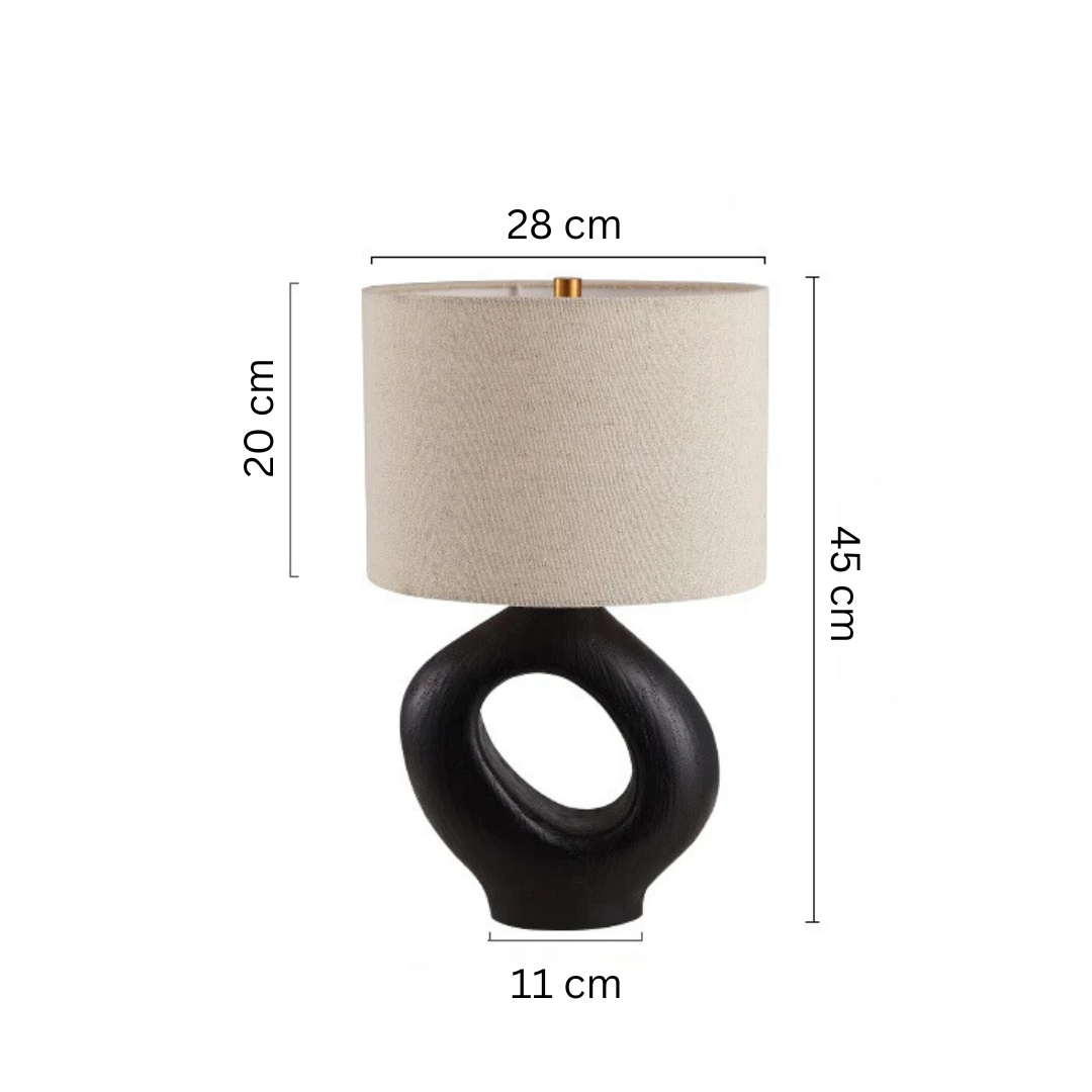 Gold Finish Table Lamp With LED Light Source E27 Warm White B2 NALANI