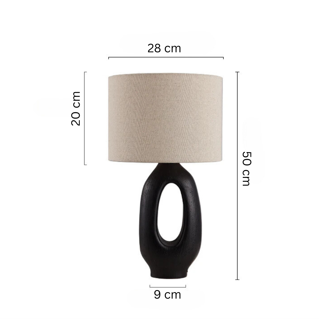 Gold Finish Table Lamp With LED Light Source E27 Warm White D2 NALANI