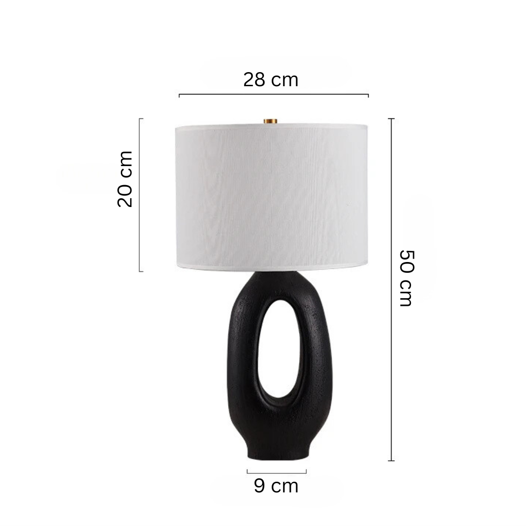 Gold Finish Table Lamp With LED Light Source E27 Warm White D1 NALANI