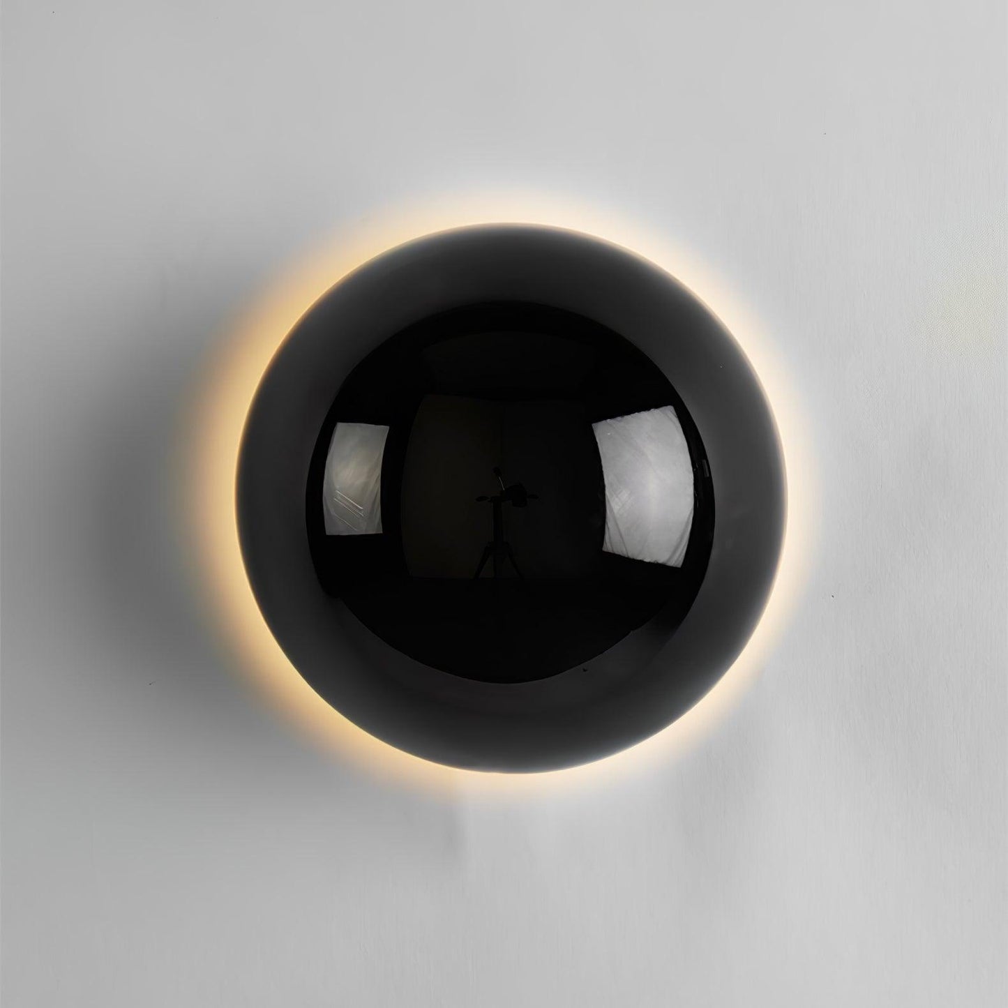 Gold Sphere Wall Sconce Modern Glass Lighting Fixture NALANI
