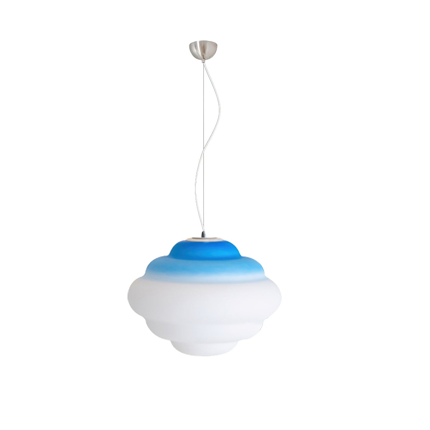 Gradient Cloudy Pendant Lamp Frosted Glass Soft Light NALANI