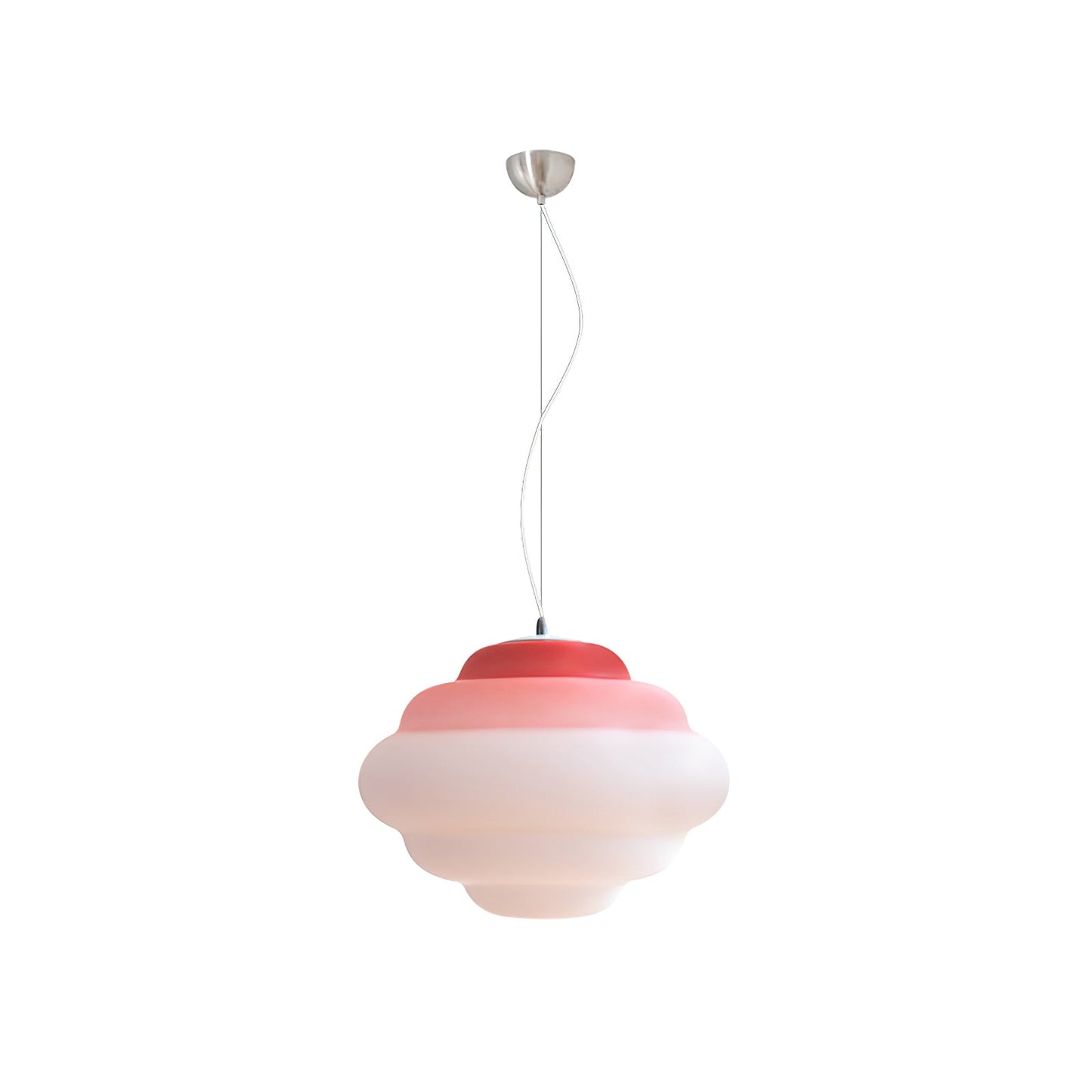 Gradient Cloudy Pendant Lamp Frosted Glass Soft Light NALANI