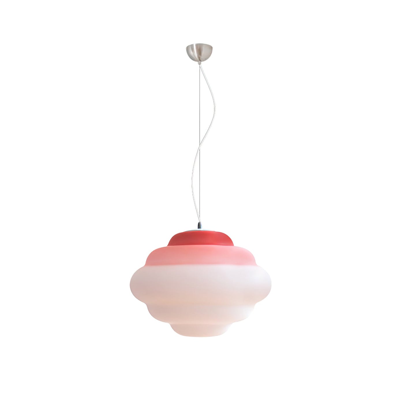 Gradient Cloudy Pendant Lamp Frosted Glass Soft Light NALANI
