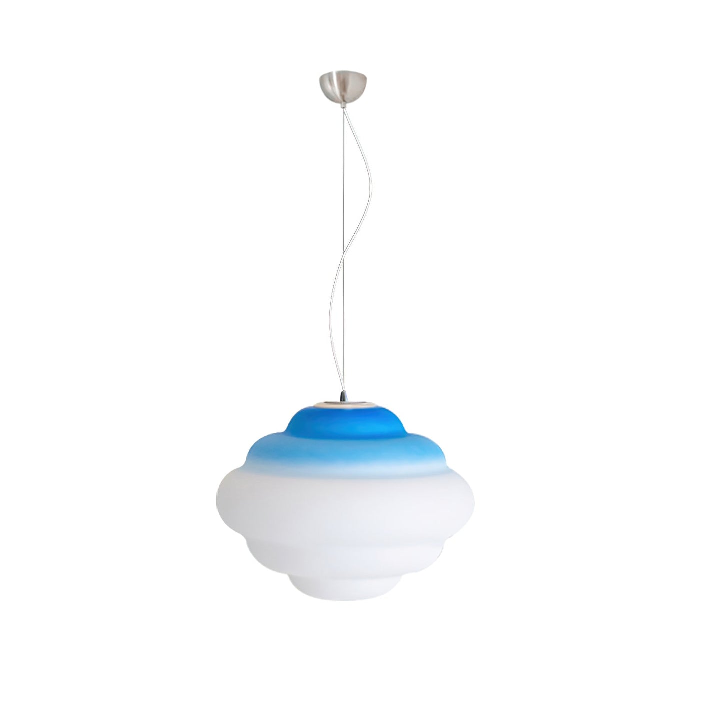 Gradient Cloudy Pendant Lamp Frosted Glass Soft Light NALANI