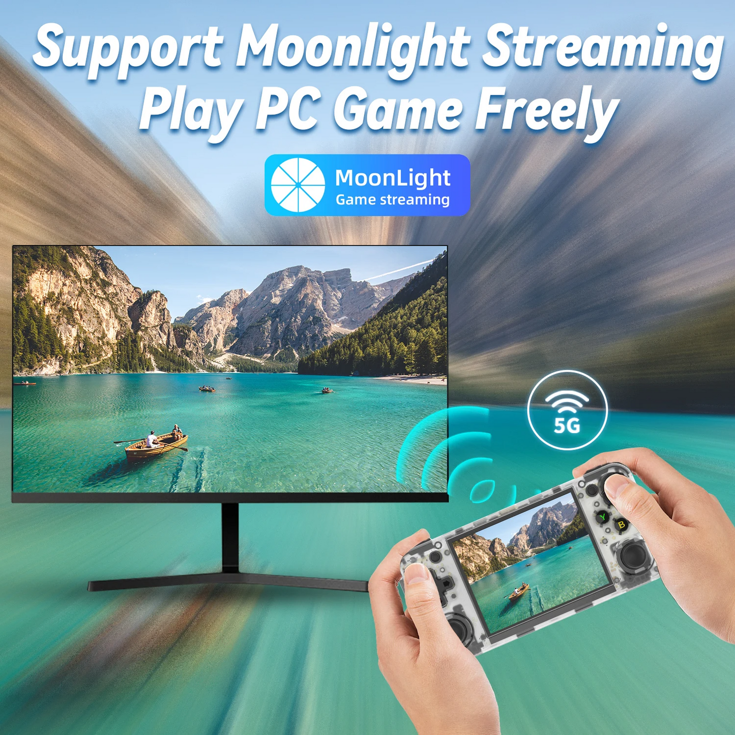 Handheld Game Console Pro V4 ThreePointFiveInch Screen HDMI NALANI