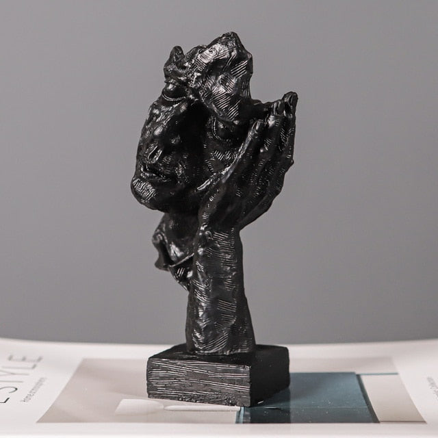 Hear Speak See No Evil Figurines Unique Home Decor Accent Hear No Evil - Black NALANI