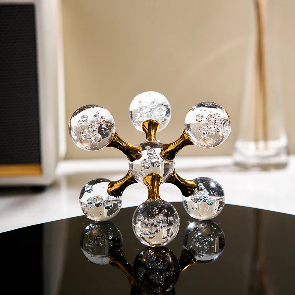 Helix Crystal Molecular Decor for Modern Home Interior Design NALANI