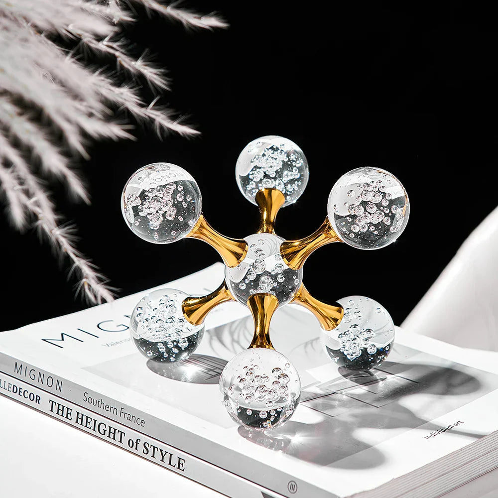 Helix Crystal Molecular Decor for Modern Home Interior Design NALANI