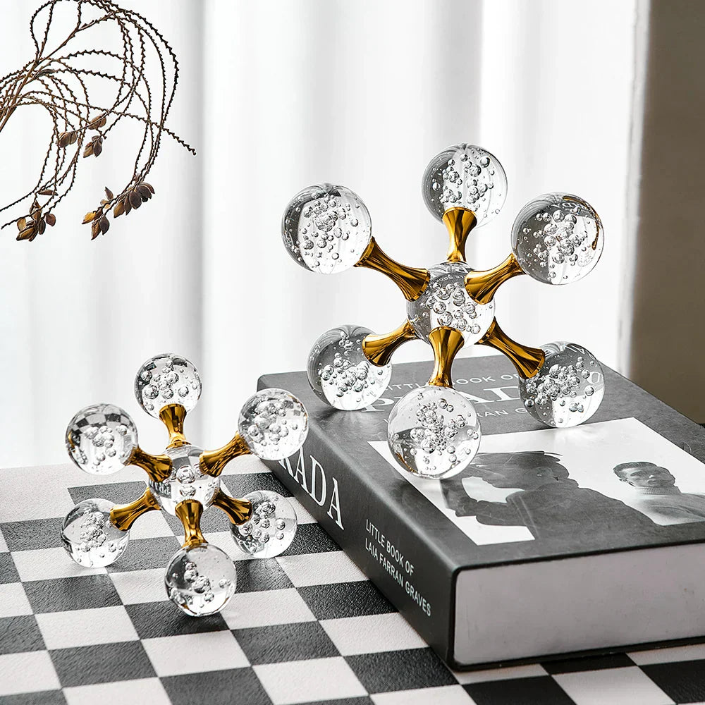 Helix Crystal Molecular Decor for Modern Home Interior Design NALANI