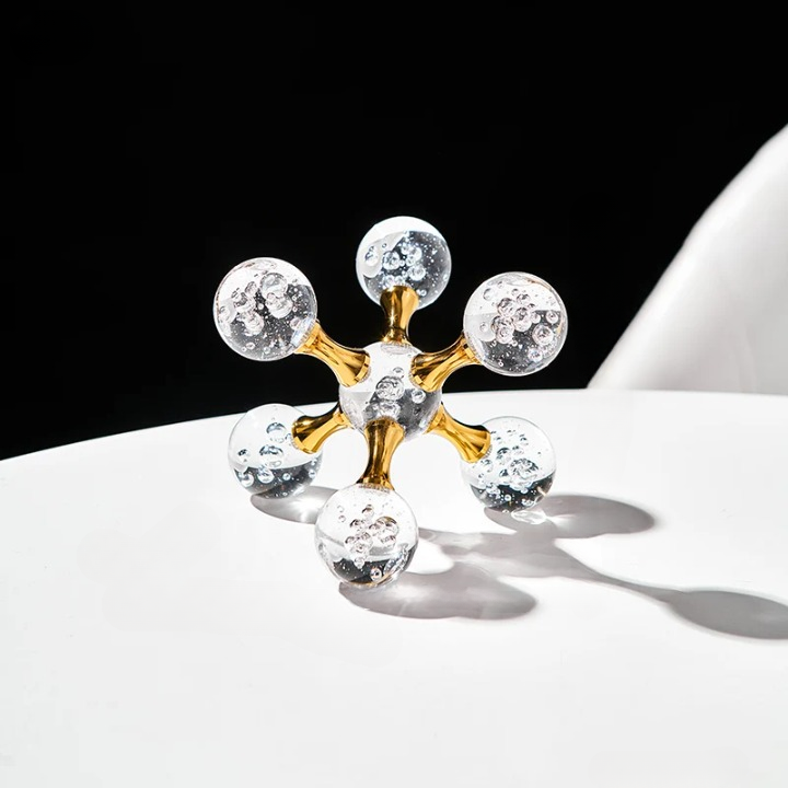 Helix Crystal Molecular Decor for Modern Home Interior Design Helix Crystal 3.5" x 4.3" NALANI