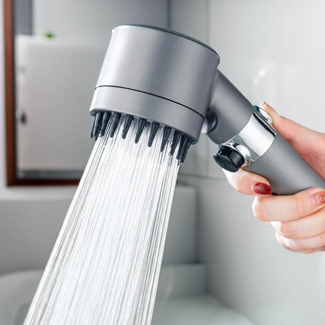 High Pressure Shower Head With Three Spray Modes Filter NALANI