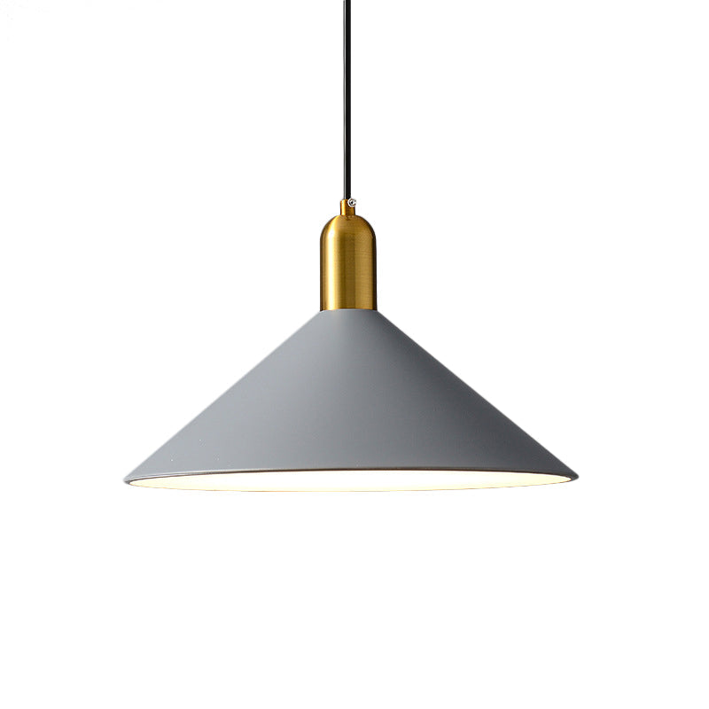 Industrial Metal Conical Drop Pendant Light for Dining Room NALANI