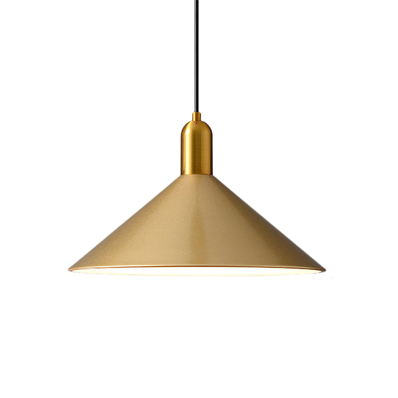 Industrial Metal Conical Drop Pendant Light for Dining Room NALANI