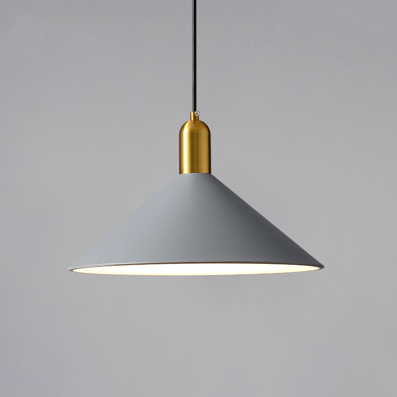 Industrial Metal Conical Drop Pendant Light for Dining Room NALANI
