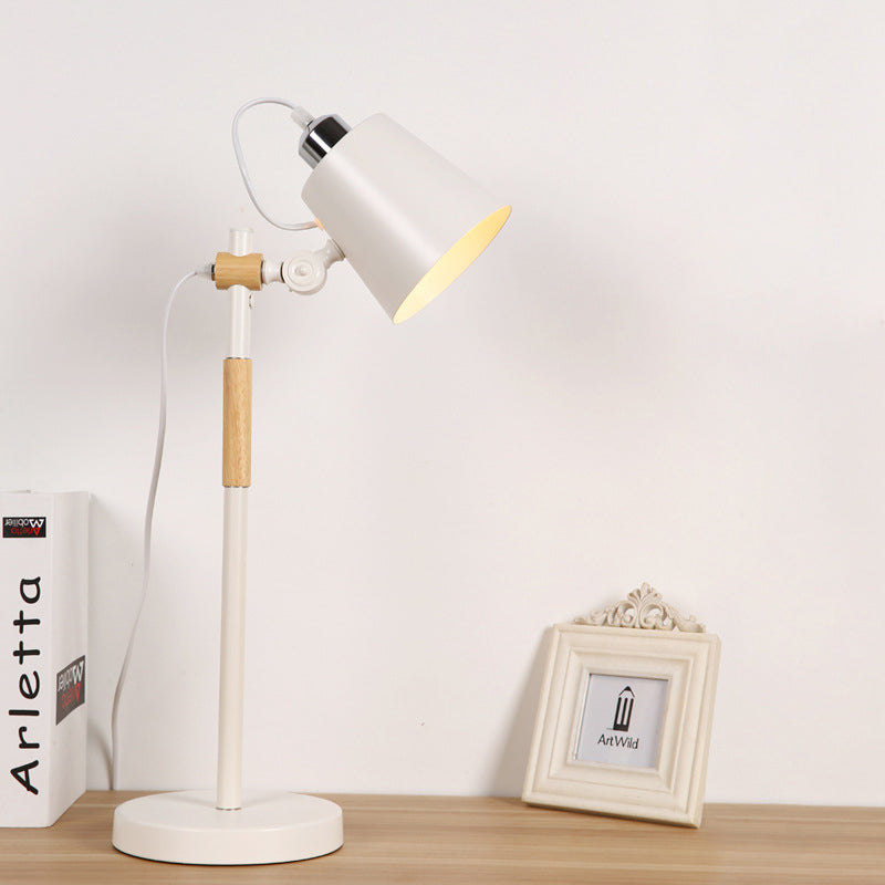 Industrial Metal Table Lamp Bucket Style Interiors NALANI